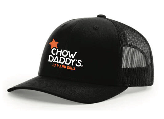 Chow Daddy's Trucker Solid Black Hat