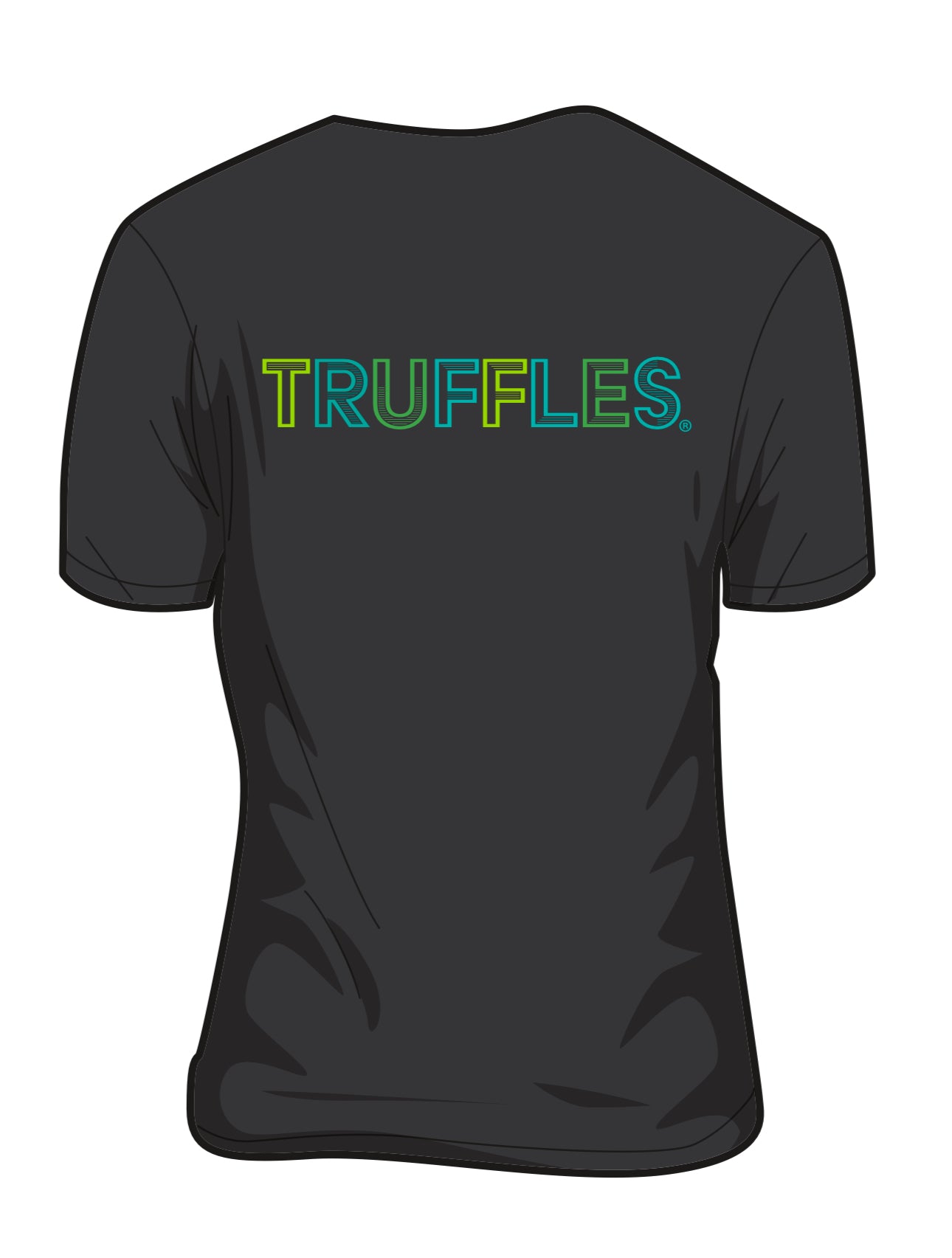 Truffles short sleeve black t-shirt