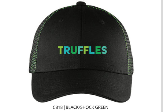 Truffles Hat Black/Shock Green